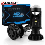 2pcs T2 H4 Projector Lenses LED Lamp CANbus LED Headlights H4 Mini Projector Len For Motorcycle Car 