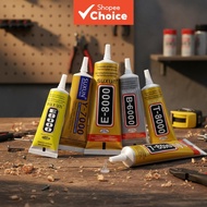 B-7000 B-6000 E-8000 T-8000 Y-7000 Clear Jewelry Metal Glue, Transparent Liquid Fusion Fabric Glue f