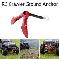 RC Crawler Metal Foldable Winch Earth Ground Anchor Hook Decoration for Axial SCX10 90046 Traxxas TR