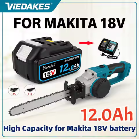For makita 18V Rechargeable Battery, for Makita drill DGA404 DTW700 DHR202 DJV182 DDF487 power tool 
