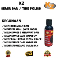 KZ TIRE POLISH, TIRE POLISH, TIRE BLACKER, MOTORCYCLE TIRE POLISH, WET LOOK, LONG-LASTING CAR TIRE P