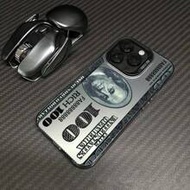 Apple 1ชิ้น เคสโทรศัพท์ป้องกันรอยขีดข่วนลายดอลลาร์สหรัฐแฟชั่น เข้ากันได้กับ iPhone 11, 12, 13, 14, 1