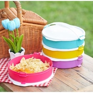 Round & Deluxe Box 4 Stacking Baskets / Colorful Stacking Baskets 4 Square and Round Stacking Basket