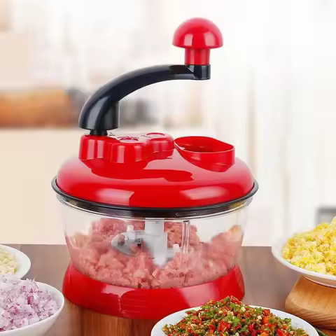 Garlic Chopper Vegetable Cutter Multifunctional Food Processor Manual Meat Grinder Onion Chili Cutte