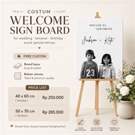 CANVAS SIGN BOARD