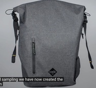 The Code 10 Backpack - water proof - theft-proof - with built-in pad lock metal wire (details ref to