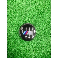 BMW E23 E28 E30 E32 E34 E36 E38 E39 E46 E53 E87 E90 M3 M5 6 SPEED GEAR KNOB EMBLEM
