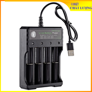 Sạc Pin 18650 - 04U Tự ngắt thông minh và có đèn báo khi đầy BMAX  BH-042100-04U 4 Khe cao cấp - Bma