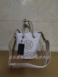 2023G/Fore ของแท้ใหม่ถุงกอล์ฟผู้หญิงกันน้ำกระเป๋าหนังทรงจีบกอล์ฟแฟชั่นรับกระเป๋าหิ้วถุงใส่ของจุกจิก