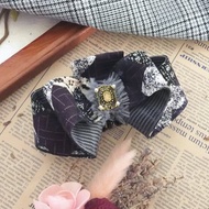 丈青/ 歐洲中古騎士鯊魚夾 彈簧夾 大腸圈 髮圈 髮束 香蕉夾 髮梳