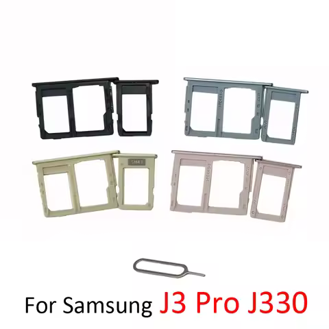For Samsung Galaxy J3 Pro 2017 J330 J330F J330G J330FD 100% Phone New SIM Chip Tray Adapter Micro SD