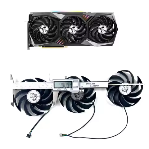 New Cooling 90MM GPU Video Card Cooler Fan For MSI GeForce RTX 3060 3070 3080 3090 3060Ti 3070TI GAM