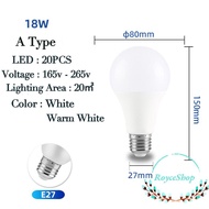 SUPER BRIGHT 18W E27 LED Downlight Bulb Energy Saving Lighting Bulb Lampu LED