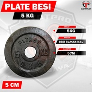 [5 CM] 5 KG Iron Barbell Plate / Iron / Plate Fitness/ Gym/