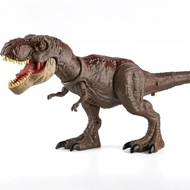 Large electric Tyrannosaurus Rex toy, dinosaur model toy, with lights, Uses two AAA batteries (batte