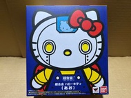 （Hello Kitty 超合金系列）100％ 全新罕有 懷舊絕版 Bandai 2015年 Sanrio 可愛 Hello Kitty 超合金（深藍色版本）可完全變形（注意：100％ 全新未開封）完