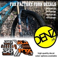 Front Fork FOX Factory Decal Sticker