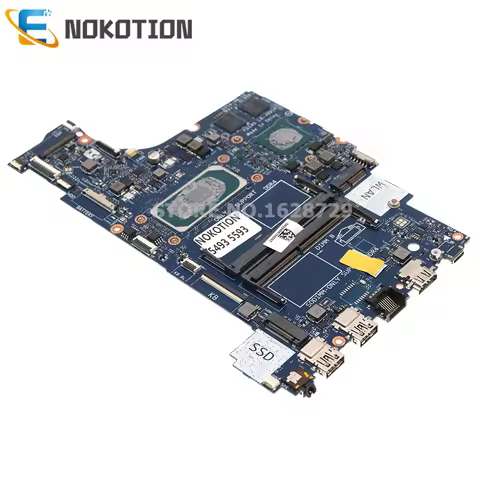 CN-035VMP 035VMP CN-07PV6Y 07PV6Y FDI45 LA-J091P For DELL Inspiron 3493 3593 5493 5593 PC Motherboar