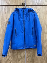極度乾燥 Superdry 藍 黑 羽絨 風衣 抓絨 外套 防風 防潑水#24年中慶