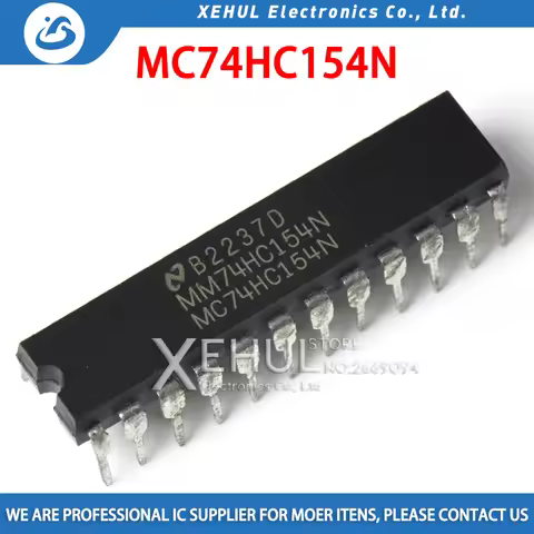 10PCS DM74HC154N DIP24 SN74HC154N 74HC154 HD74HC154P HD74HC154 74HC154P IC