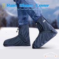 Rain Shoes for Men Shoe Cover Wears Anti Slip Thickened Durable Rain Protection Zipper Shoe Cover