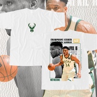 LONE CUPID - GIANNIS ANTETOKOUNMPO Tshirt 100% Cotton Street Style Baju Oversized Casual T-Shirts Un