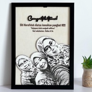 Custom gambar kayu |hadiah persaraan| penghargaan | cenderahati exclusive