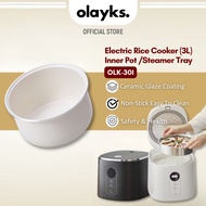Olayks 3L Multifunction Electric Rice Cooker Smart Rice Cooker OLK-30I  Inner Pot/ Steamer Tray