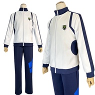 【COSER 77】Holoun Blue Lock Cosplay ชุดคอสเพลย์ ชุดยูนิฟอร์มฟุตบอล Isagi สีฟ้า สําหรับปาร์ตี้ฮาโลวีน Sportswear Jersey