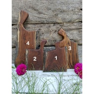 Live Edge Cutting Board/ Teak Wood Cutting Board Live Edge