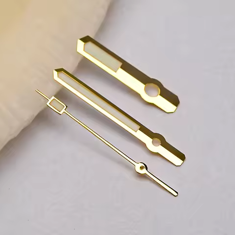 Gold Silver NH35 NH36 Watch Hands C3 Green Luminous Fit 4R35 4R36 7S26 Movements For Seiko SKX007 SR