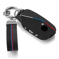 Silicone Car Key Fob Case Cover Chain Ring Holder For BMW 218i 220i 740i 760i 5-Series G60 X1 X2 X5 