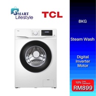 TCL Front Loading 8kg Steam Washer TWF80-G143061DA05