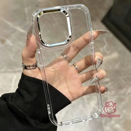 Electroplate Clear Shockproof Case For OnePlus 15 15R 13 13R 13S 13T 12 12R 11 11R 10R 10T Nord 6 5 