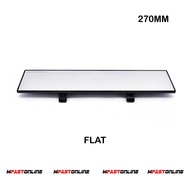 Broadway Rear View Mirror 270mm BLUE / CLEAR MIRROR ULTRAWIDE ANGLE FLAT / CURVE