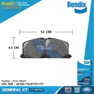 Bendix ผ้าดิสเบรคหน้า TOYOTA โตโยต้า COROLLA AE100-110 AT151 AT171 เกรด GCT (DB308GCT)