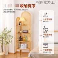 Bedroom Floor Corner Rattan New Chinese Flower Stand Balcony Living Room Triangle Cabinet Corner Cab