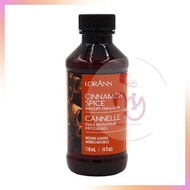 LORANN Cinnamon Spice Emulsion 4 Oz. (118 ml)  จำนวน 1 ขวด  กลิ่นผสมขนม วัตถุแต่งกลิ่นสังเคราะห์ กลิ่นผสมอาหาร