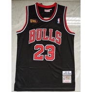 NBA jersey Chicago Bulls No. 23 Jor Dan black 98 basketball shirt