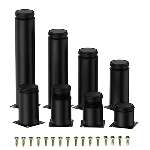 4PCS 5-30cm Furniture Adjustable Sofa Bed Leg Stainless Steel Table Bed Sofa Cabinet Feet Foot Legs 