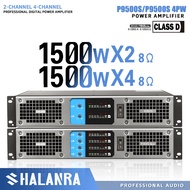 P9500S-4PW Professional Digital Power Amplifier  4X1500W Audio Stereo Class D Amplifier For Home Kar