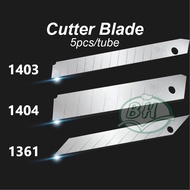 5pcs/tube Snap Blade/ Mata Pisau| SDI 1361/1404/1403| Cutter Blade