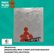 (MEDIALINK) Boku No Hero Academia MHA T-SHIRT (KATSUKI BAKUGO SILHOUETTES)