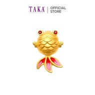 FC2 TAKA Jewellery 999 Pure Gold Pendant Gold Fish