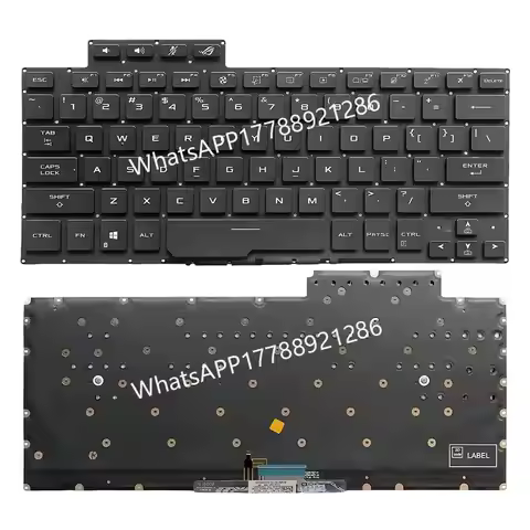 Backlit Keyboard For ASUS ROG Zephyrus G14 GA401 2020/2021, US/RU/LA/JP Layout