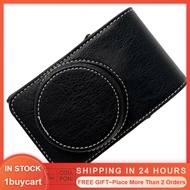 1buycart Digital Camera Protective Case PU Leather Storage Bag with Removable Shoulder Strap Compati
