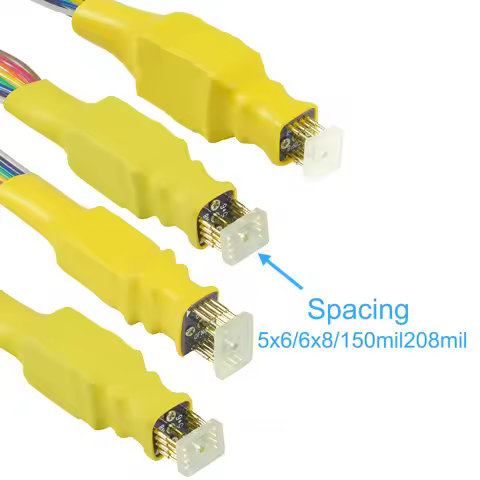 QFN8 DFN8 Test Clip Probe Line for EEPROM Circuit Programming Compatible with USB Programmers TL866 