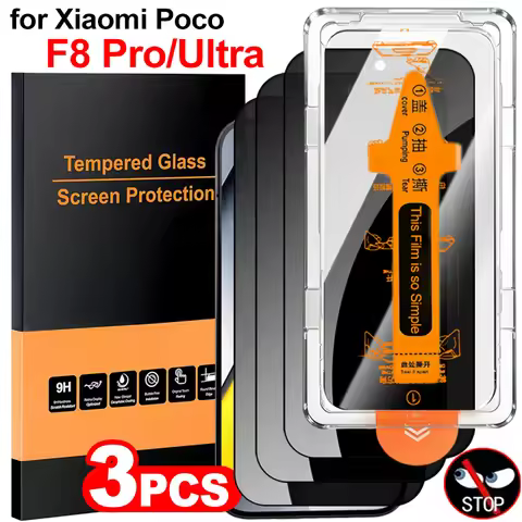 for Xiaomi POCO F8Ultra F8Pro Privacy Tempered Glass Anti-spy Screen Protector with Easy Installatio