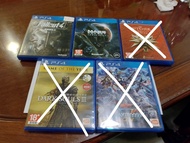 $20/隻起 中文&美版 PS4 game ( Witcher 巫師3 : 狂獵 , Mass effect 質量效應 , Fallout 異塵餘生4 , 黑暗靈魂 3 薪火漸逝 , 高達 Gunda