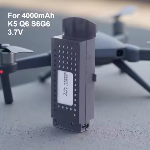 For 4000mAh K5 Q6 S6G6 3.7V Large Capacity Remote-controlled Drone Quadcopter Model Battery